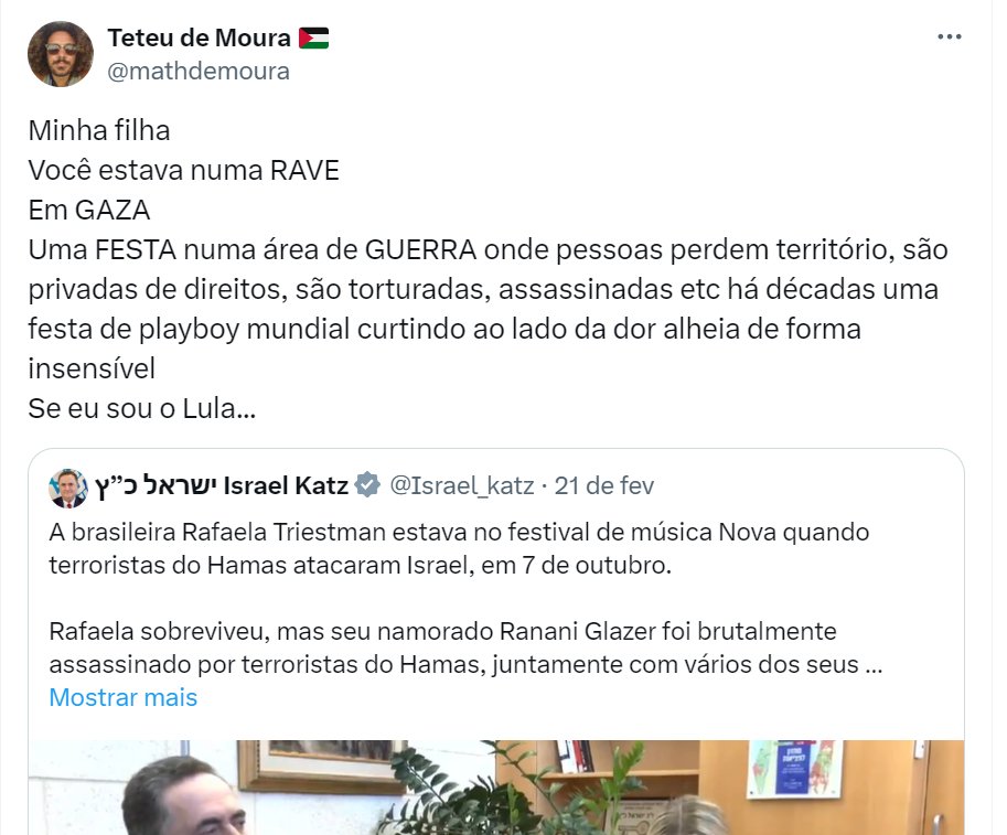 "Também.. quem mandou andar de sainha"