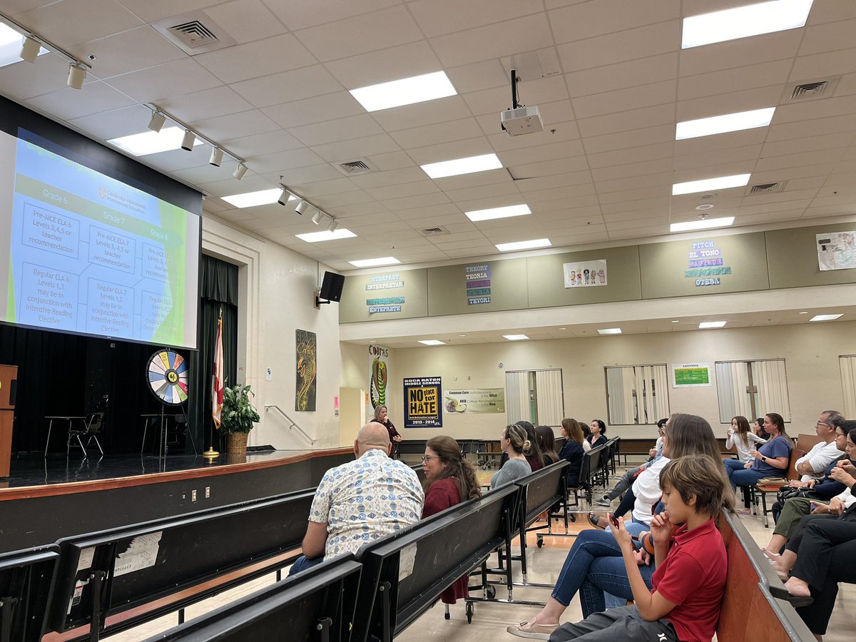 Great Parent night w/Cobra parents about next year’s acceleration tracks! All students will have a chance @ acceleration to prepare for high school and beyond! Culinary class  wowed w/served appetizers! Pp will be posted in newsletter! <a href="/RachelCapitano/">Rachel Capitano</a> <a href="/Ed_Tierney1/">Ed_Tierney</a>