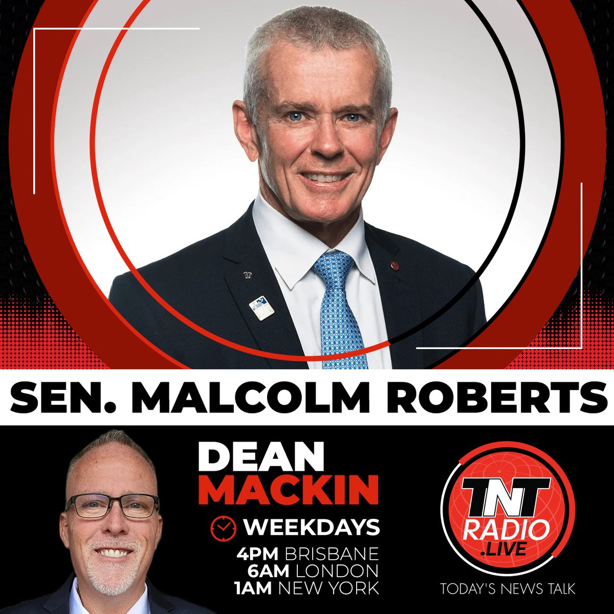 Join me on TNT Radio Live with Dean Mackin today at 4:20pm to 4:40pm AEST.

Link: senroberts.com/3T8tFJa