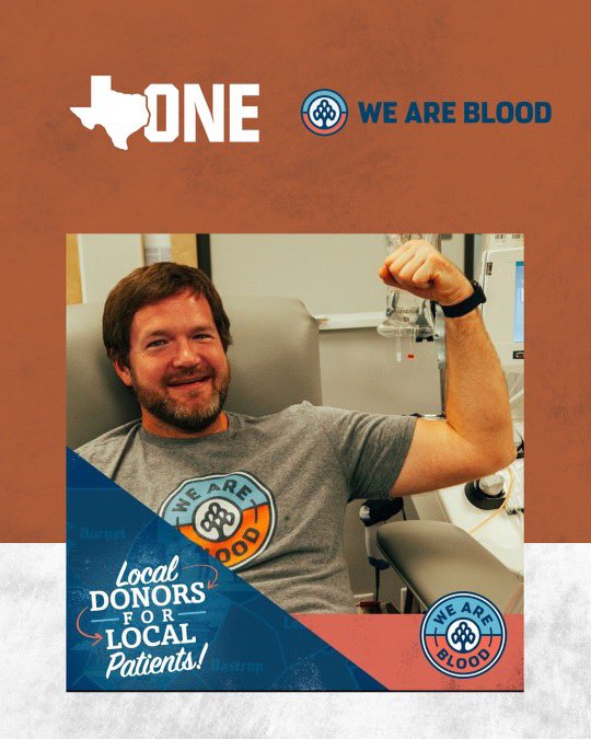 Happy to use my NIL in support of the @weareblood mission to provide and protect the community blood supply & to inspire Central Texans to save lives locally. Visit, bit.ly/3T3PABj @TexasOneFund