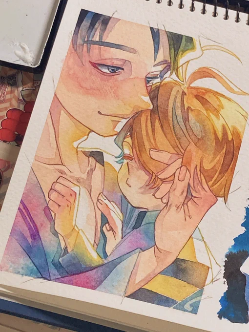 #ゲ謎アナログ展覧会このタグ使ってみたかったんだ。透明水彩です。 