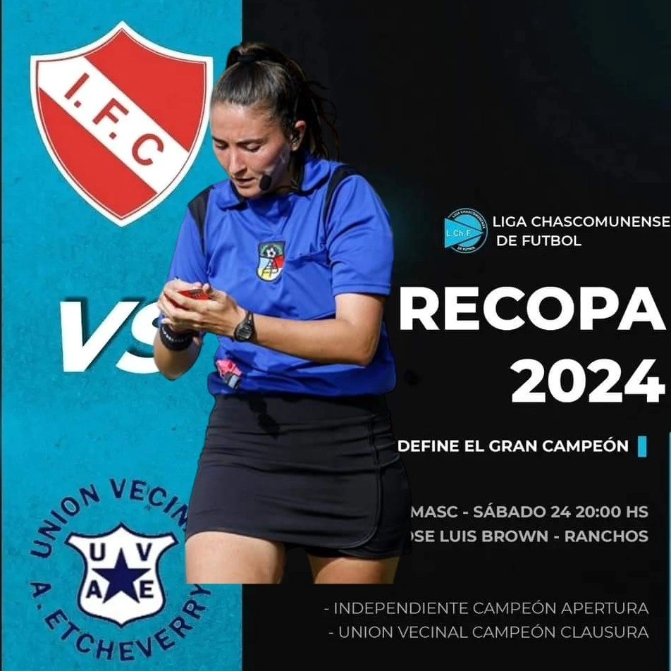 col_arbitros's tweet photo. Arbitros para la Recopa🏆 de la Liga Chascomunense
Sabado 24 de febrero
Estadio: Tata Brown de Ranchos

- 18 hs FEM - Union Deportiva Ch VS Lefu Club
Arbitra: DAIANA QUINTANA

- 20 hs MASC - Independiente Castelli VS UVE Etcheverry
Arbitra: DAIANA ILARI https://t.co/2Ee8fbYHLA