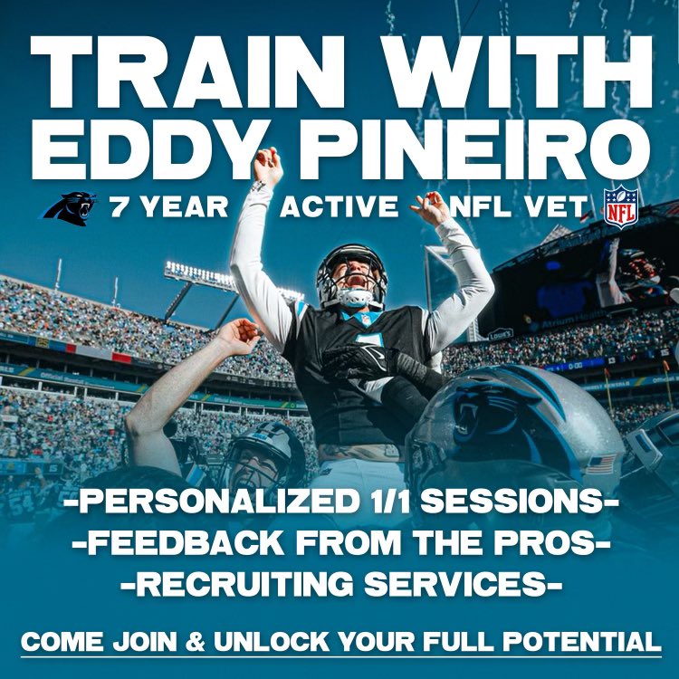 Super excited to announce this big news! Ready to learn from the best? Join my team and I for exclusive kicking sessions! Elevate your kicking game with pro-level insights and personalized training. Limited spots available, secure your spot now by sending us a DM! <a href="/KickProSFL/">KickPro Academy</a> 🏈