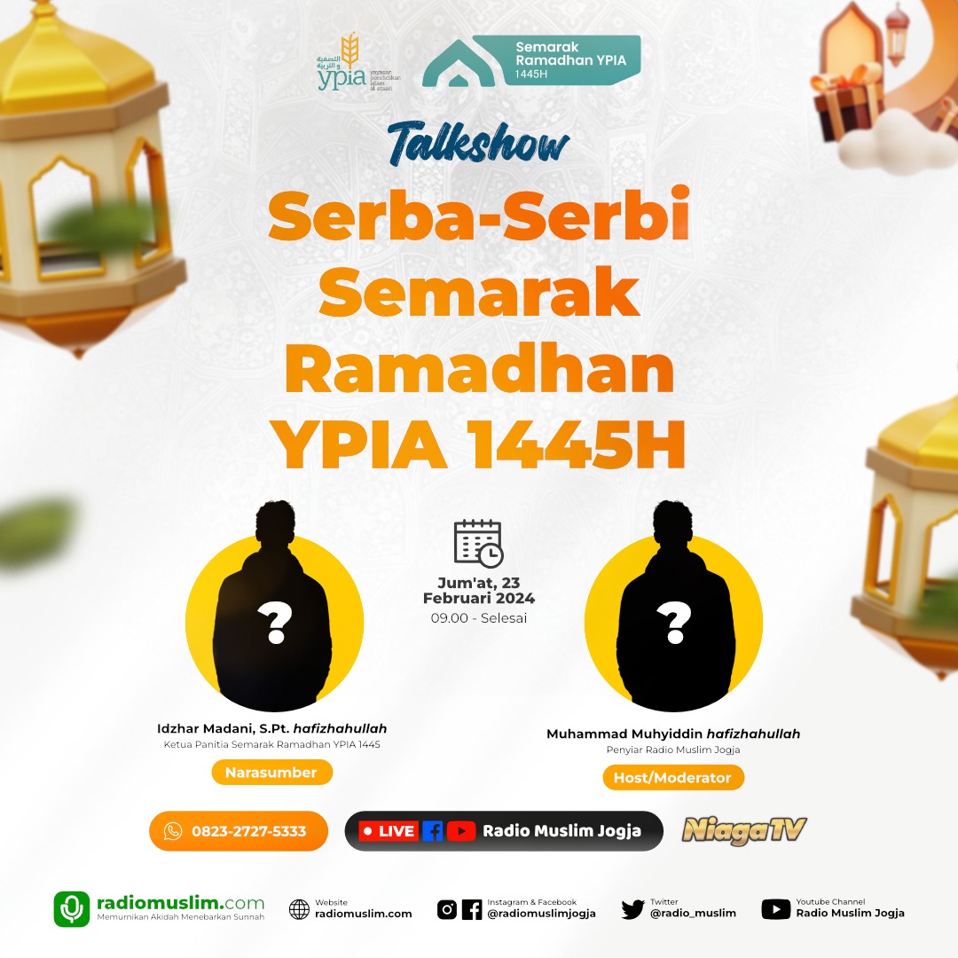 Serba-Serbi Semarak Ramadhan YPIA 1445H - Radio Muslim Jogja radiomuslim.com/serba-serbi-se…