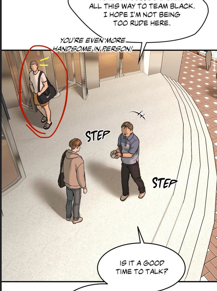 bittersweetlav's tweet photo. i don’t think it was this guy who took those pictures, cause it seems it’s from a different perspective, but can someone pls explain to me how they got those pov when Dan and Mr. Tray were sitting by a window, with no other tables around??
#jinxchapter48 #jinx https://t.co/2nov1tQ0lm