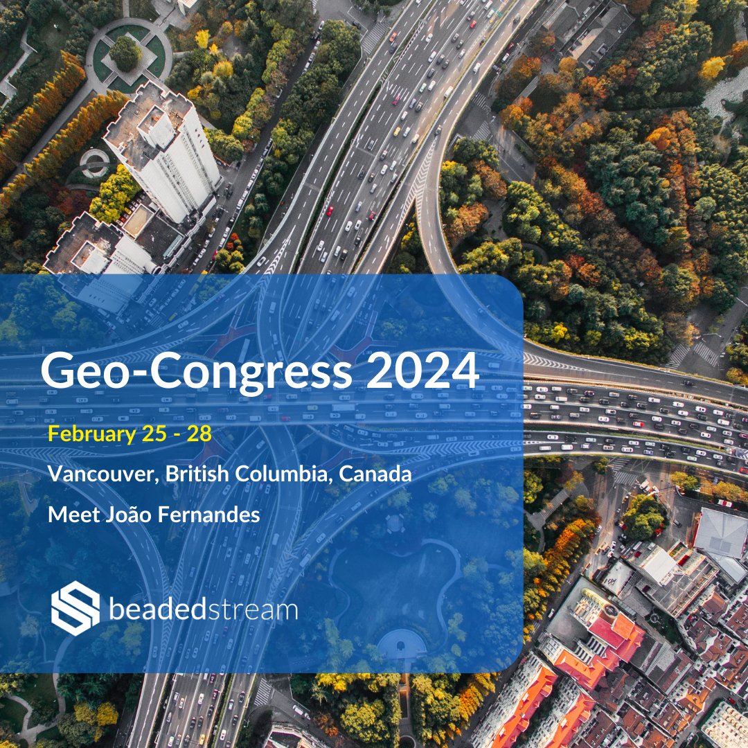 Our very own João Marcos Fernandes is gearing up for an enriching experience at #GeoCongress2024 in Vancouver, BC, starting this Sunday. 

João is excited to connect with you and others who share our commitment to advancing the field.