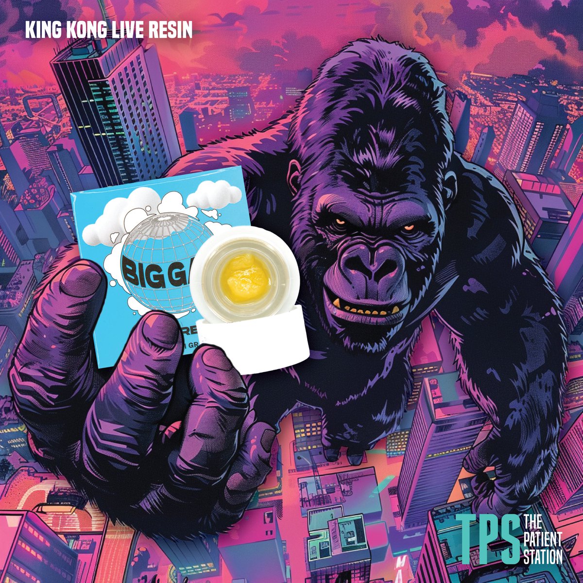 Patient_Station's tweet photo. King Kong Live Resin by Big Gas 🦍✨️
.
#thepatientstation #cannabis #weedstagram #cannagram #cannabisconcentrate #420friendly https://t.co/h0IpTzy2Y1