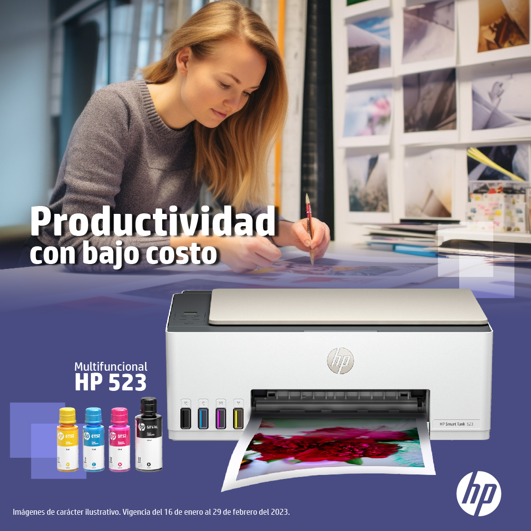 HPStoreMX's tweet photo. Creatividad y productividad sin límites de la mano de tu Multifuncional HP 523, preparada para ayudarte en todo momento 🖨️🧾

Visita HP Store👇

📍 https://t.co/K6oyGQNZZC https://t.co/iQqsPVM4OJ