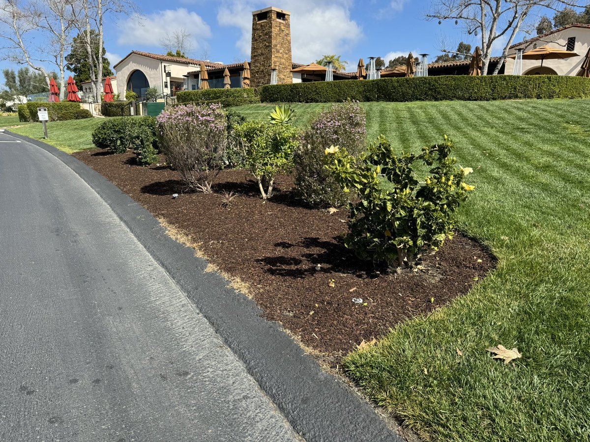 TCaranci's tweet image. Great job by the golf maintenance team this week working on freshening up The Hacienda.