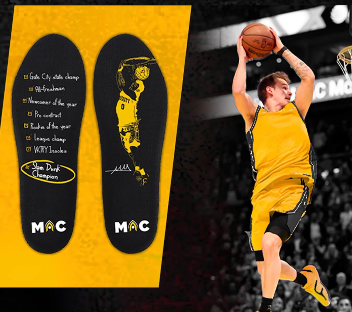 Slam dunk champ Mac McClung and <a href="/TeamVKTRY/">Team VKTRY</a> are giving away $500,000 worth of insoles 🤯