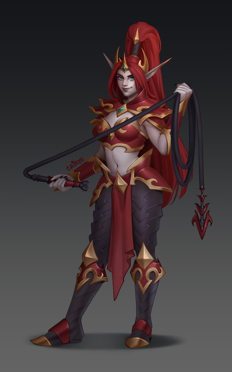 cairye3's tweet photo. Commission for https://t.co/Hf4tgVrfL1 Ty! ♥

#Druchii #warhammer #ageofsigmar #originalcharacterart #darkelf #elf #ocart #digitalart #commission #commissionsopen #redhead #whip #fantasy #gold #warrior #noai #originalcharacter #ArtistOnTwitter https://t.co/JqCVBQHqyd