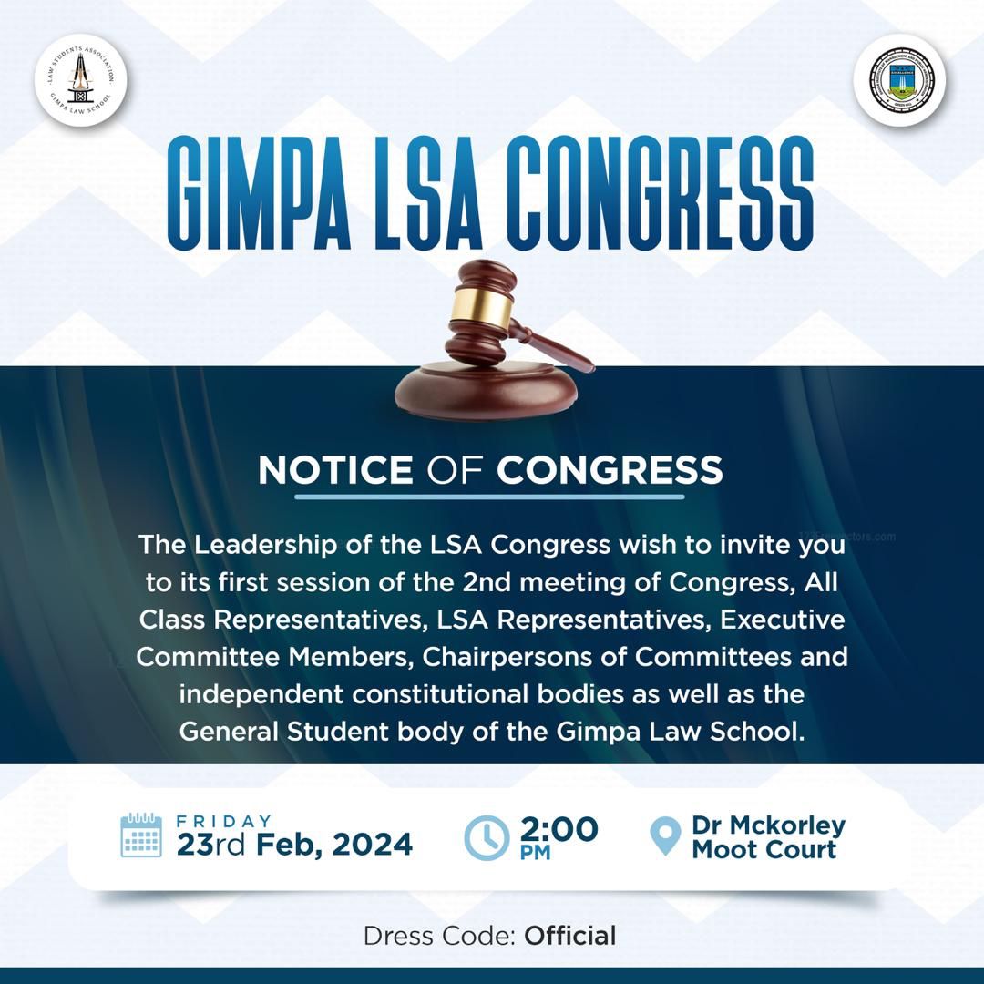 Gimpa Law Students Association tweet media