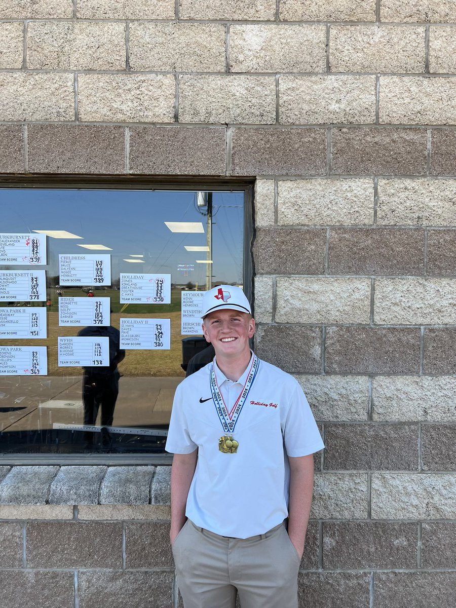 Proud of these kids for competing at the River Creek Classic today! 
Girls 🏌️‍♀️4th Place Team
Boys A🏌🏻‍♂️1st Place Team
Boys B🏌️5th Place Team
<a href="/Hunter_Jones07/">Hunter Jones</a> 🥇Overall Boys Champion

<a href="/HollidayISD/">Holliday ISD</a> <a href="/HollidayEagles/">Holliday High School</a> <a href="/HERO_Athletics1/">Holliday Athletics</a> <a href="/Kyle__Atwood/">Kyle Atwood</a>