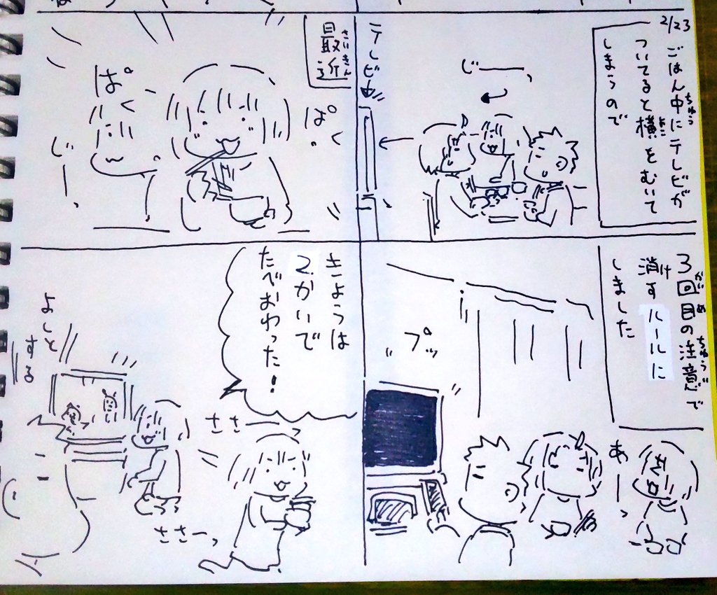 #本日のむすめさん
我慢を覚えるようになってきたむすめさんでした。
体ごと横向いてしまってたので対策するようになった感じです。
少しずつ出来るようになって偉い!