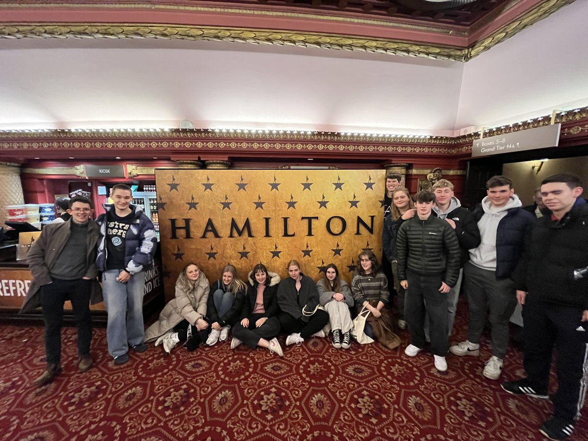 <a href="/AHSArtsAward/">AHSArts&Culture</a> and <a href="/AHS_Politics1/">AHS Politics</a> trip to see the incredible <a href="/HamiltonMusical/">Hamilton</a> this evening in Manchester! #intheroomwhereithappened <a href="/AHSYork/">Archbishop Holgate's</a>