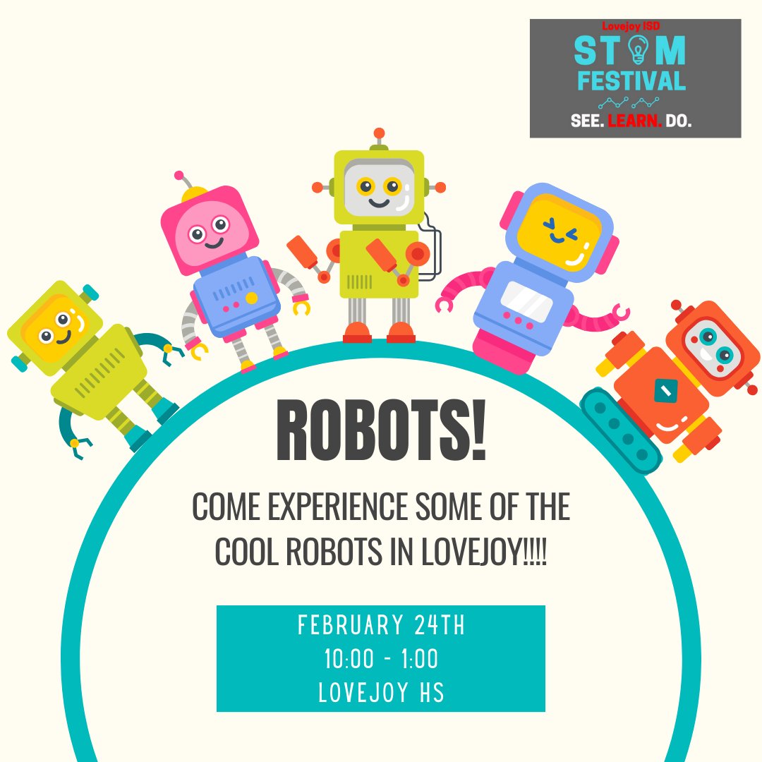 Robots, robots, everywhere!