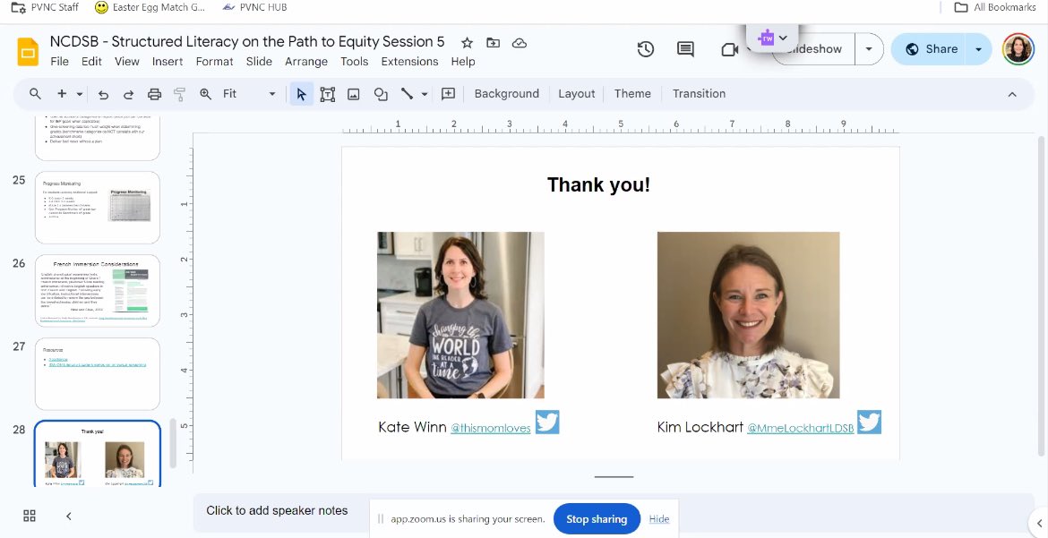 madamevetere's tweet photo. Amazing session with @thismomloves and @MmeLockhartLDSB. Screeners and data!! Session 5 of 6 and we still have so many educators engaging in afterschool learning!! @niagaracatholic @kinneyk2004_kim @Mrs_Stranges Opportunities for literacy learning at Niagara Catholic continue. https://t.co/gUe8daJlWh