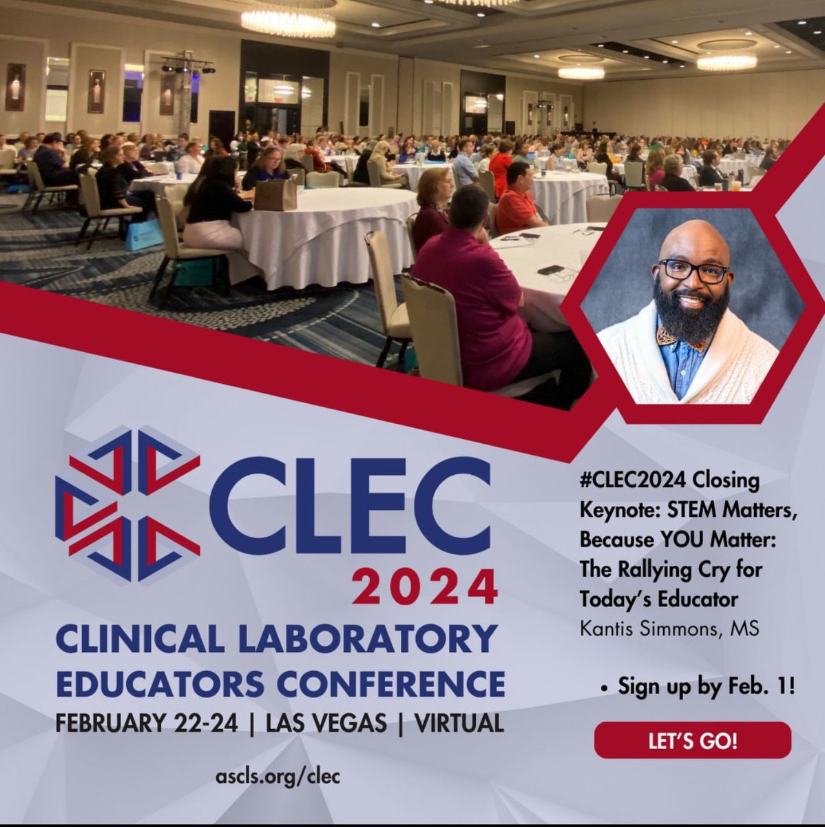 kantissimmons's tweet photo. Just landed in #LasVegas for #CLEC2024. Gonna be fun mingling with Clinical Lab Scientists and Educators. https://t.co/fgrORkJvGM