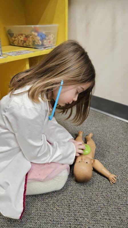 ProjectBeforeGF's tweet image. At Garden Friends these preschoolers know how to take care of their patients! They are loving their new theme!