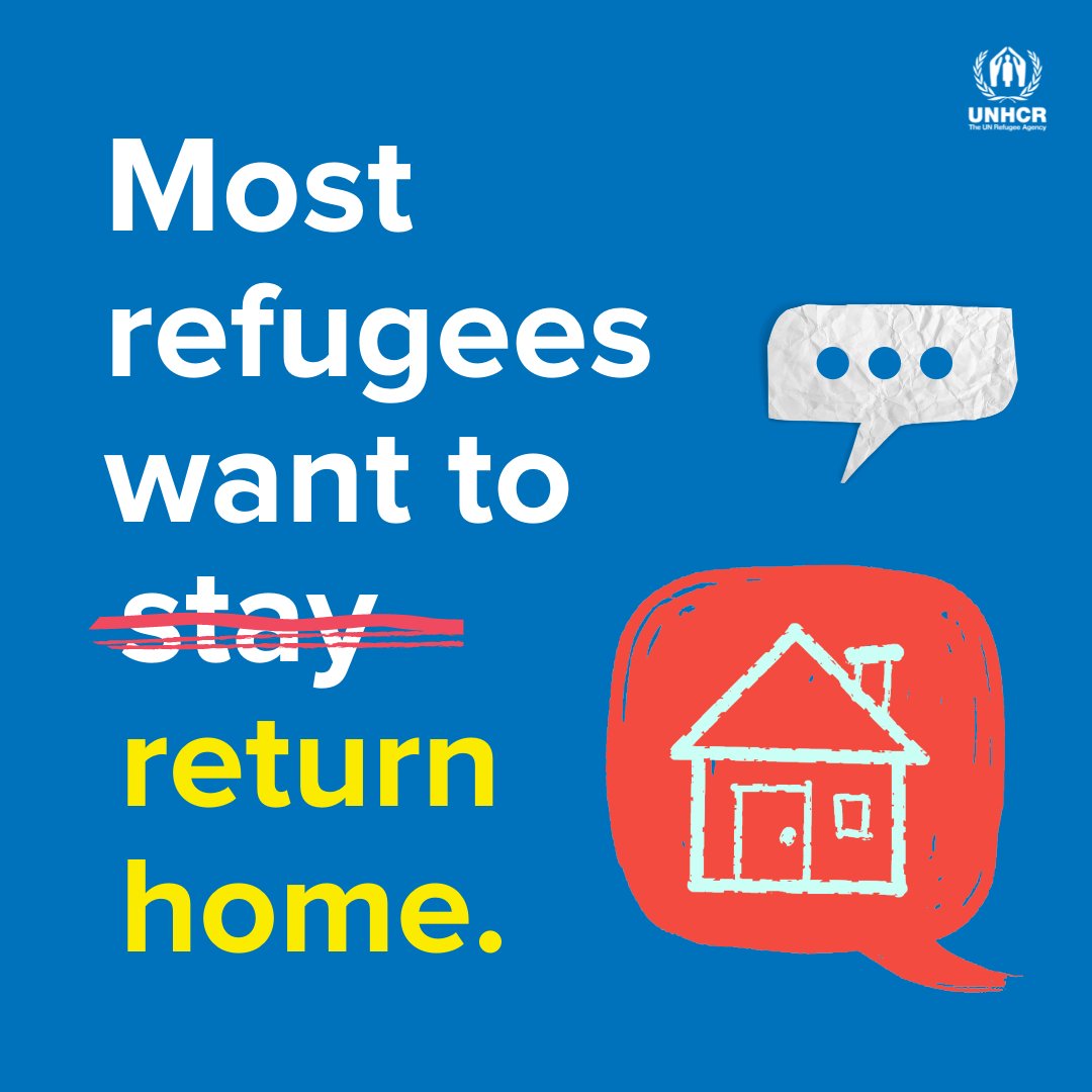 Without the political will to make peace, the prospect for large numbers of refugees returning home in the near future will remain out of reach. 

We must change the #GlobalTrends of conflicts. #ForcedToFlee