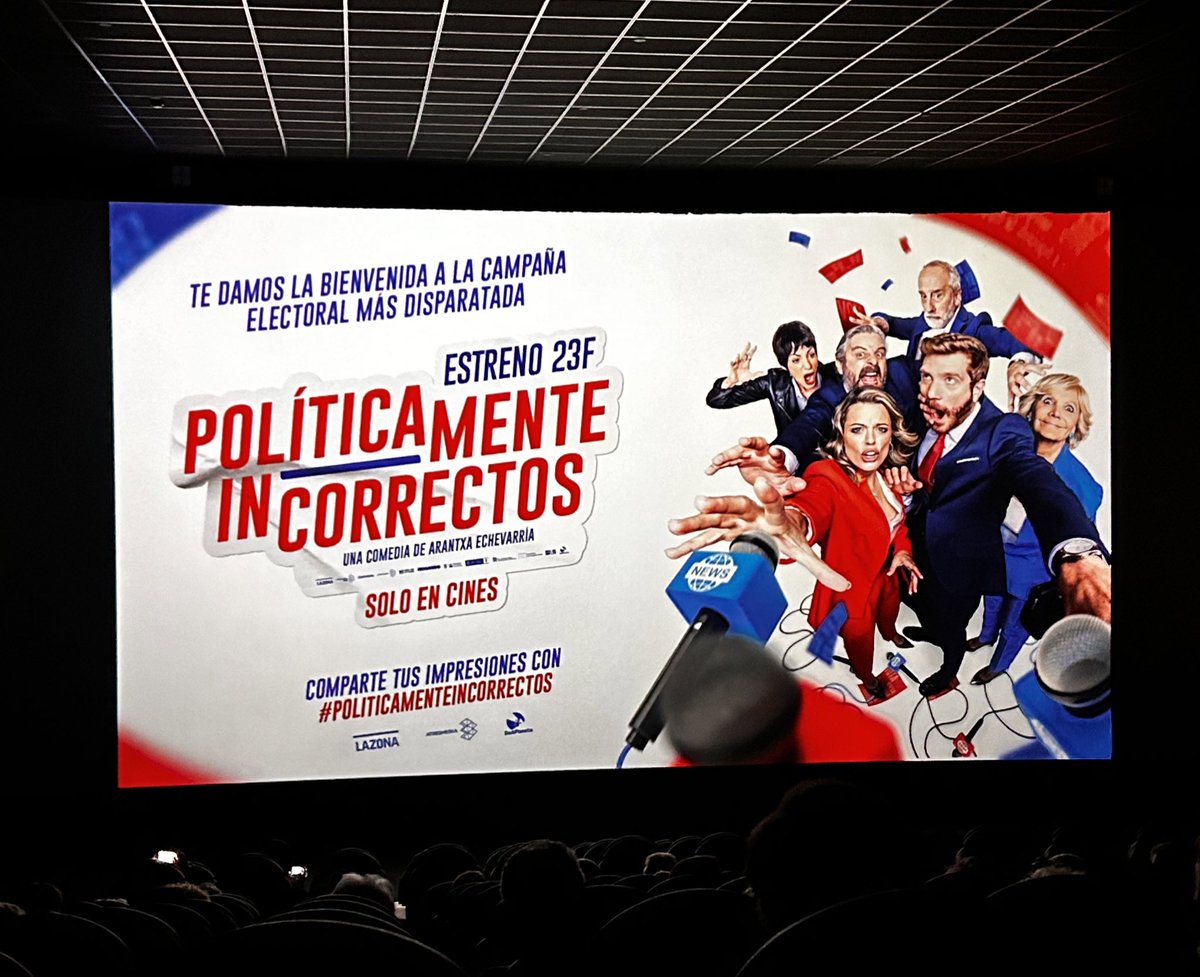 lucducatibcn's tweet photo. #gracias @DeAPlaneta #preestreno #PolíticamenteIncorrectos una película sobre los políticos ya seas de izquierdas o de derechas te lo pasarás genial con muchos momentos muy divertidos 👍👏🙌🤣😍 y con grandes actores @Cinesa #cinesadiagonal https://t.co/uTYt11Xq1L
