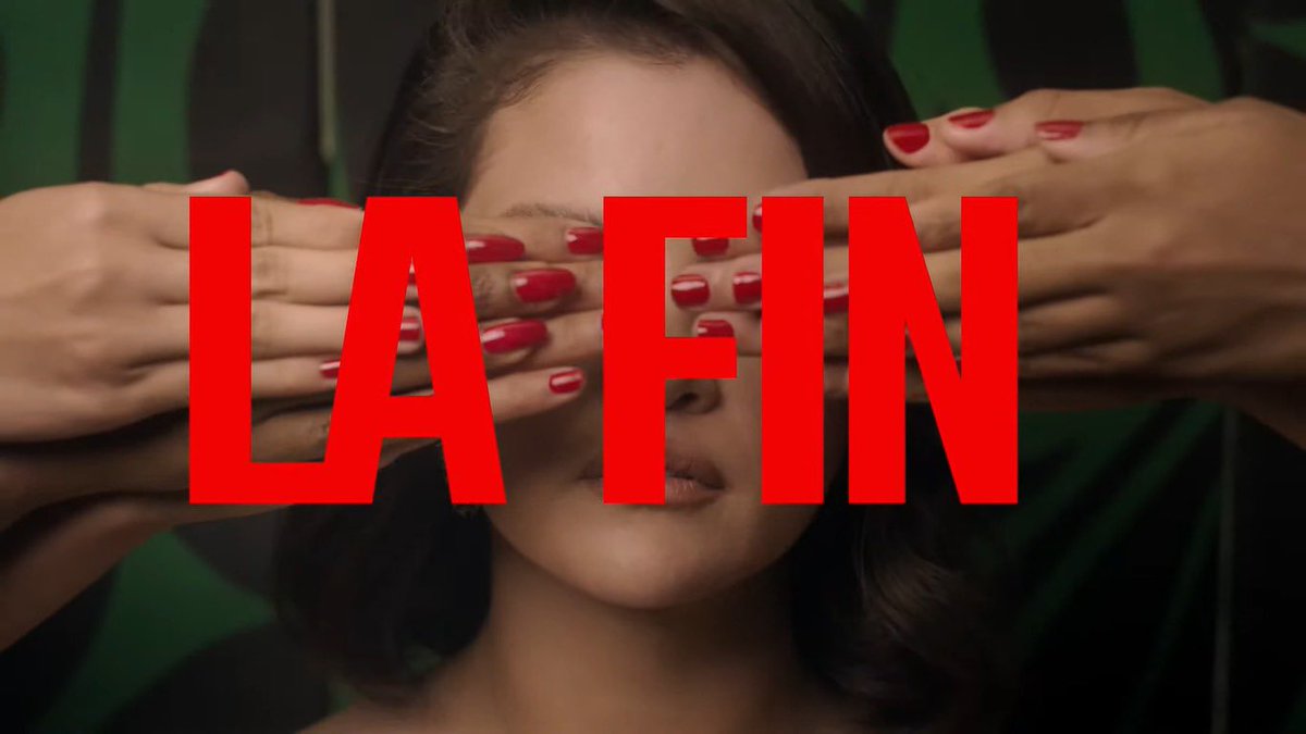 selenagomezbr's tweet photo. La Fin. 
The End. https://t.co/N31oQsr3mY