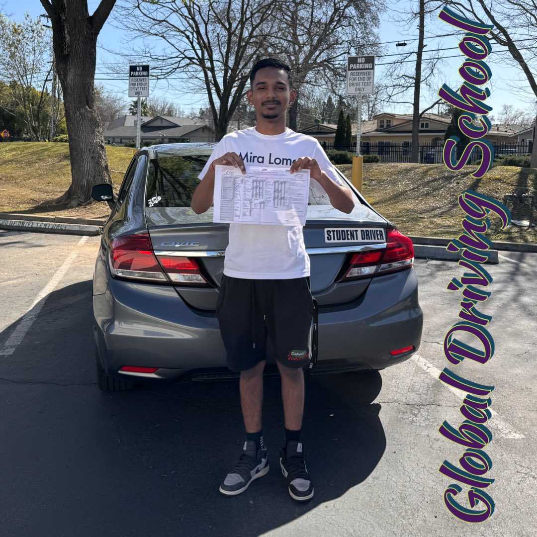 GlobalDriving's tweet photo. https://t.co/8UKOYppVF5 congrats to Sahil for getting a PERFECT SCORE!!! 👌🏻  #GlobalDrivingSchool https://t.co/XFq8tR8iu8