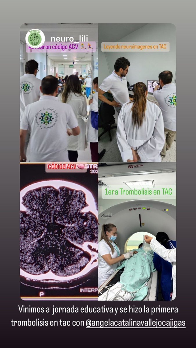 pablofneuro's tweet photo. Increíble jornada Red ACV Nariño 

Trombolisis  en el tomógrafo incluida. Primera en la historia del departamento 

Excelente liderazgo de @CajigasAngela y su equipo @HUDNarino 

#HospitalPadrino @FVLCali @Rivillas_JA @ProPacificoOrg https://t.co/IRp8QON0Po