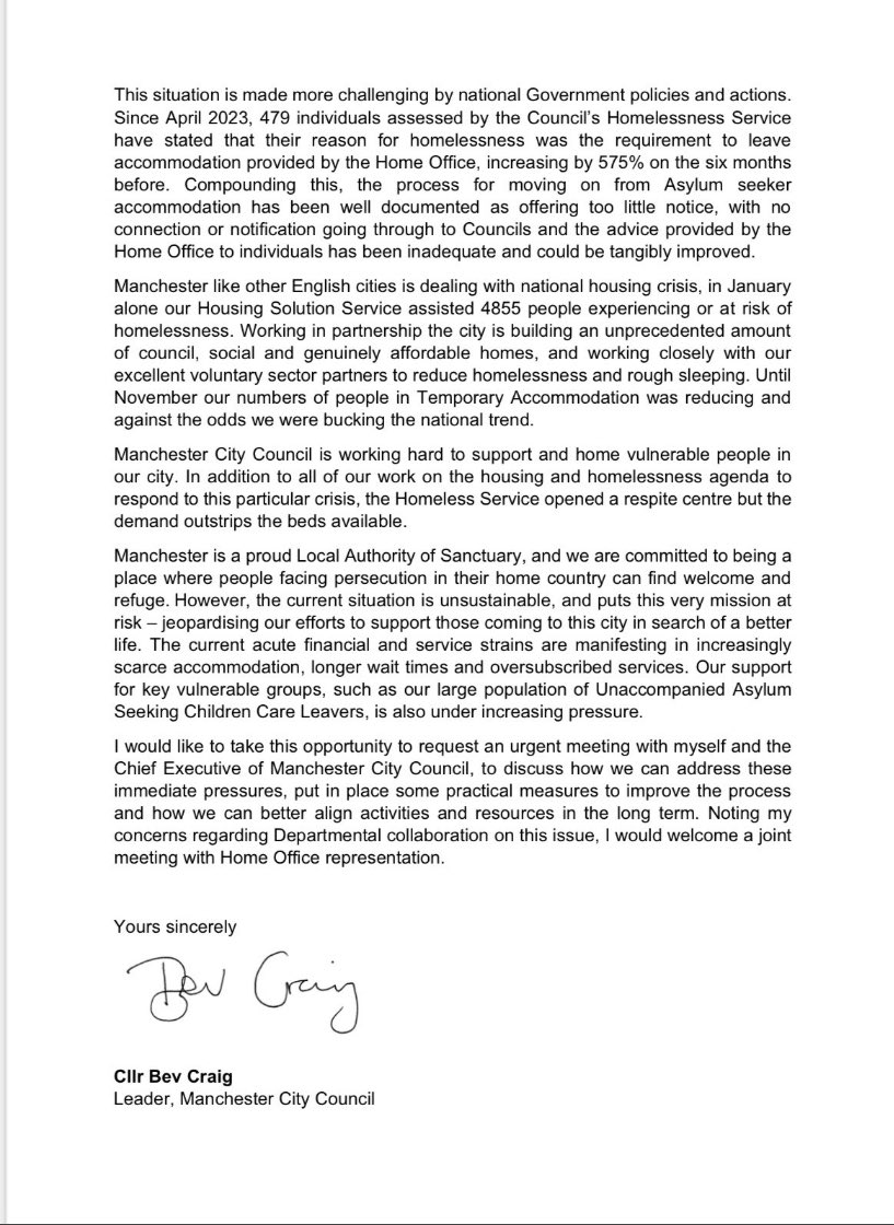 JoMidge's tweet image. There’s a national housing &amp;amp; homelessness crisis. Evicting refugees from HO accommodation with no support is unsustainable &amp;amp; inhumane. Thanks @ManCityCouncil homelessness team &amp;amp; great #VCSFE groups supporting refugees in city but we need urgent help from govt #fairbeginshere