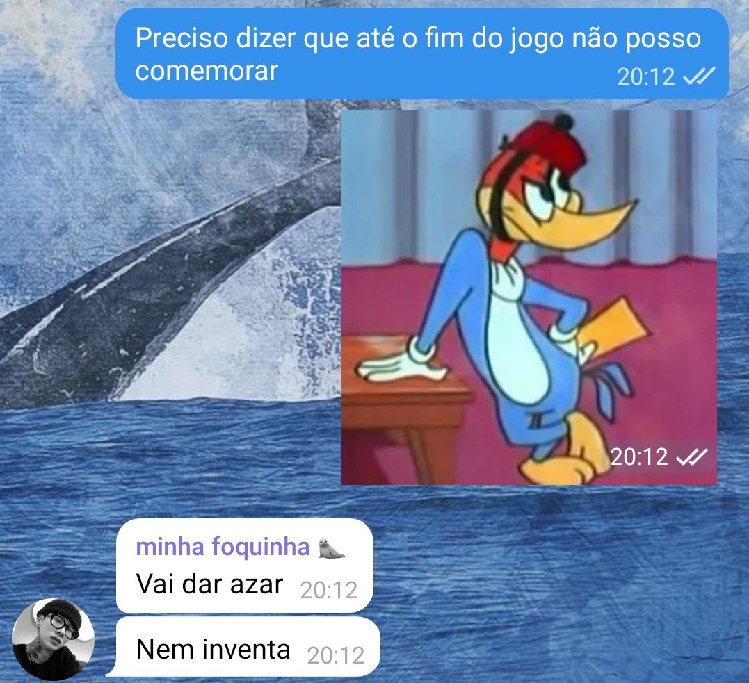 Isso que da ser um homem azarado