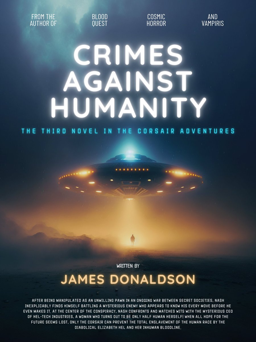 CRIMES AGAINST HUMANITY - “Science, magic and a secret society versus the Corsair!” Print and Ebook: amazon.com/dp/B09PLNZCZ9 #CrimesAgainstHumanity #lizardpeople #UFO #UAP #UFOs #conspiracy #aliendeception #reptilians #secretsociety #CorsairAdventures #booktwitter