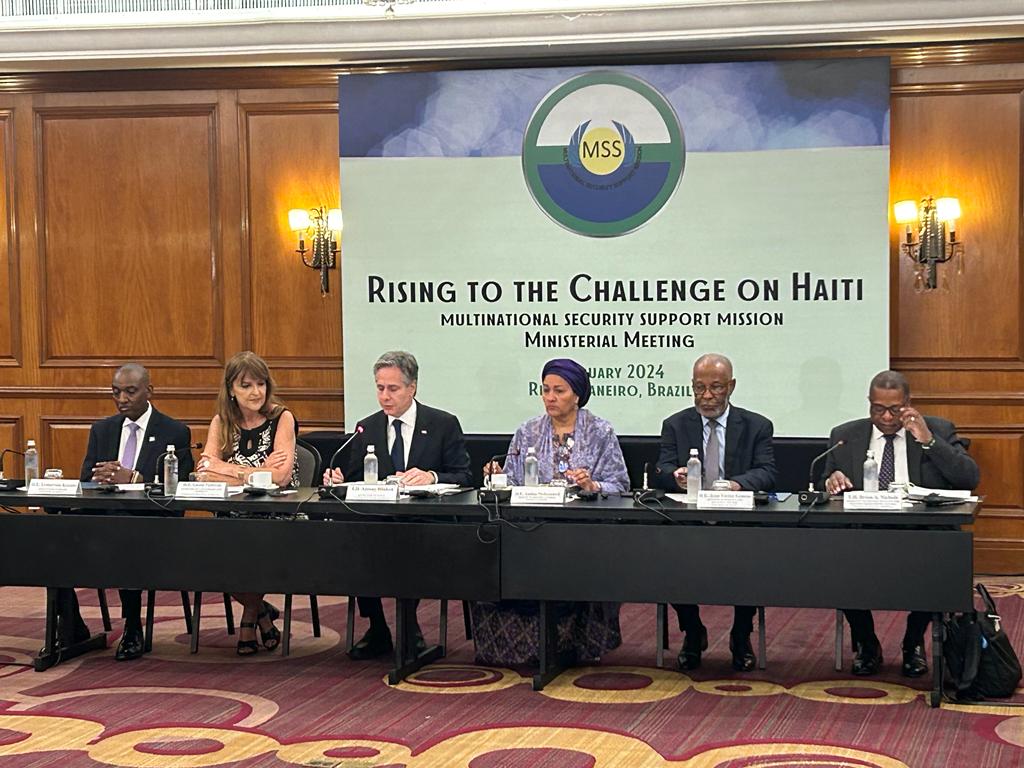 The situation in Haiti is alarming, of grave concern and unresolved. We must join efforts to support the leadership of the US and partners in response to the urgent calls of the Haitian government for urgent action in addressing its security and political crisis.
