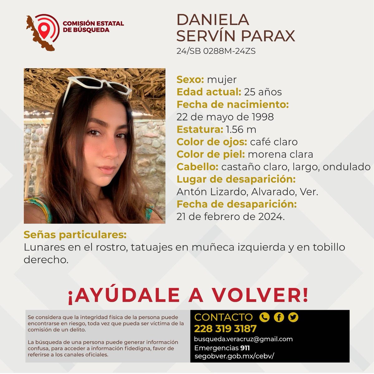 CarolvsCampi's tweet image. Ayúdale a volver.
 #Veracruz #verfollow #BocaDelRio #Medellin