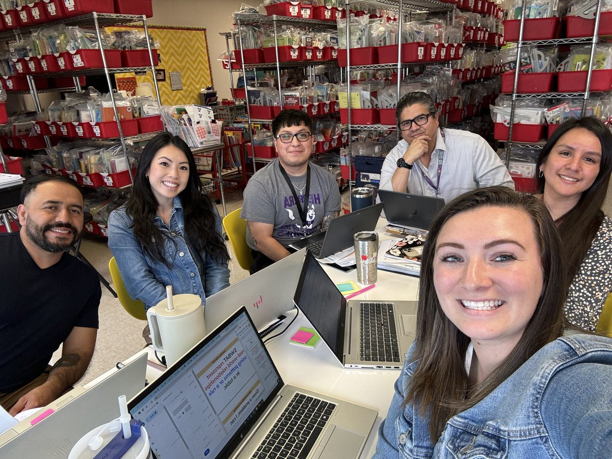 HerreraHuskies's tweet image. The math teachers engaged in a @lead4ward Professional Development today to be prepared for the Rockin’ Review before STAAR!  💪🏼 #HerreraHuskies #RockinReview #MathRules