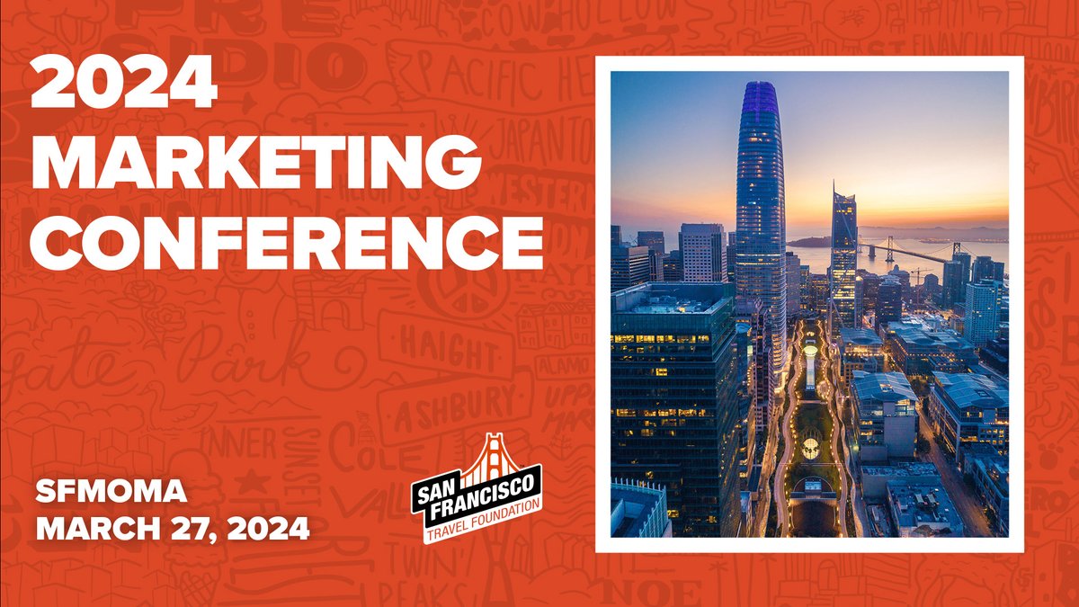 Reserve your spot for the 2024 Marketing Conference! Save the date: March 27th at @SFMOMA! Gain insights from industry leaders, including our new CEO, Scott Beck. Explore trends from pioneers at @Waymo, @Expedia, and other AI forces shaping our industry. lnkd.in/gnWGWB2s