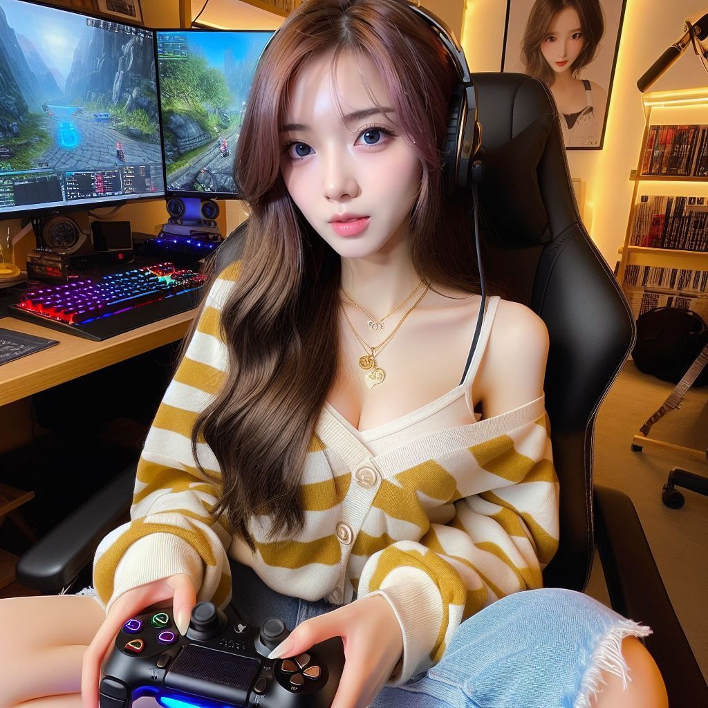 Game mode: ON 🎮✨. Diving into epic adventures from the comfort of my gaming chair. What's your current gaming obsession? Share with me! #ColaBGaming #GameOn #WhatAreYouPlaying