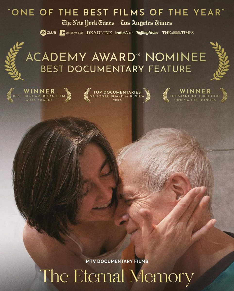 “It’s nice to remember all the things one has done.” The Eternal Memory, @lamaitealberdi’s Academy Award-nominated film about the memories shape our lives, is this year’s greatest cinematic love story. Now streaming only on DocPlay.