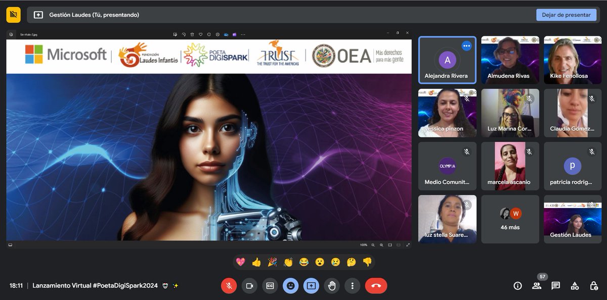 ¡Gracias a todos y todas por ser parte de nuestro lanzamiento virtual de #PoetaDigispark2024! 🚀
Ha sido increíble contar con su participación y entusiasmo. 💖¡Juntos y Juntas estamos transformando el futuro digital! 💻✨
#Microsoft #POETADigiSpark #Trust4Americas #OEA