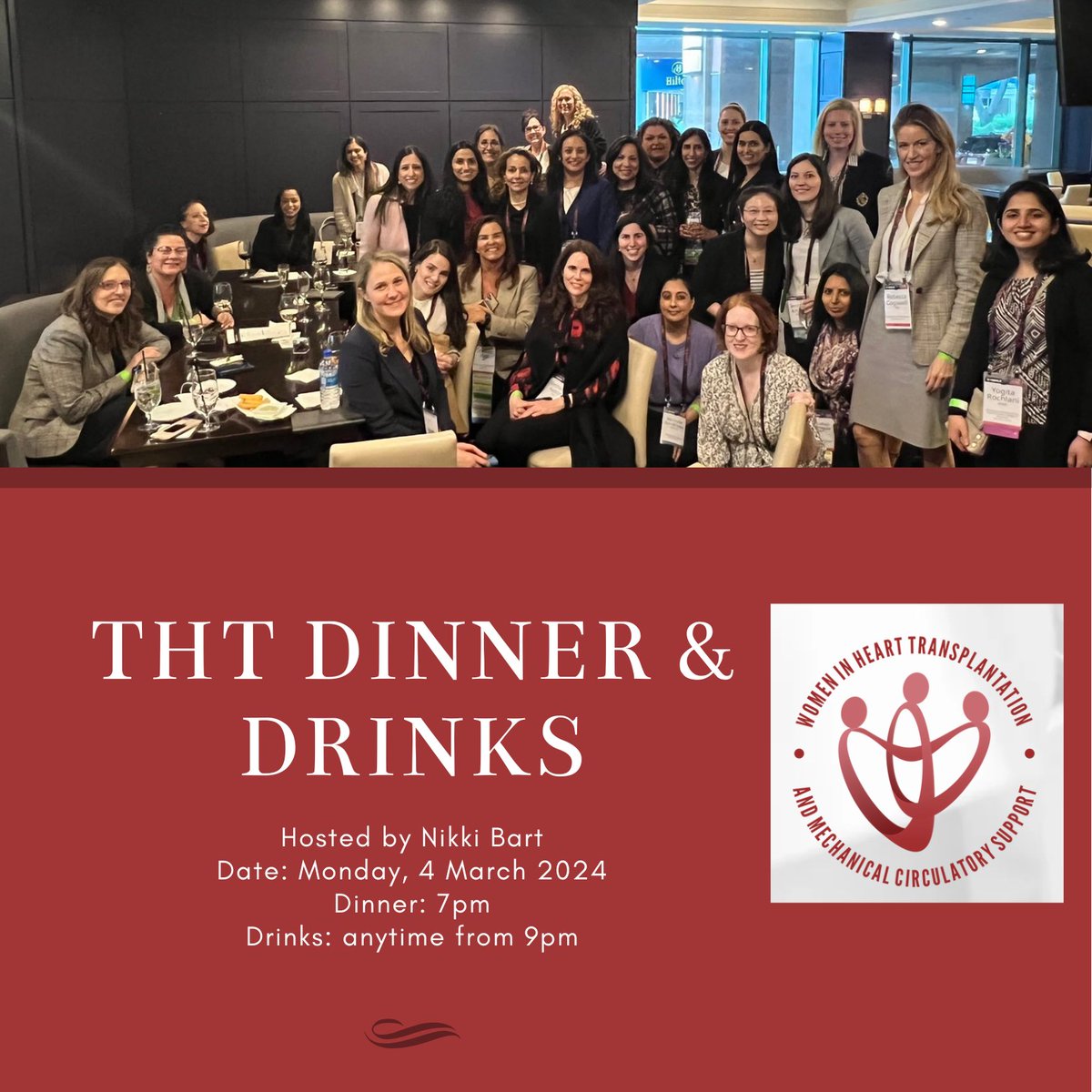 Shout out to the awesome members of @Womenintxp_mcs who are attending #THT2024!  
I'm hosting dinner and drinks. Check your email for details or contact @Womenintxp_mcs and RSVP. Looking forward to catching up with old friends and seeing some new ones.

@shelleyhallmd