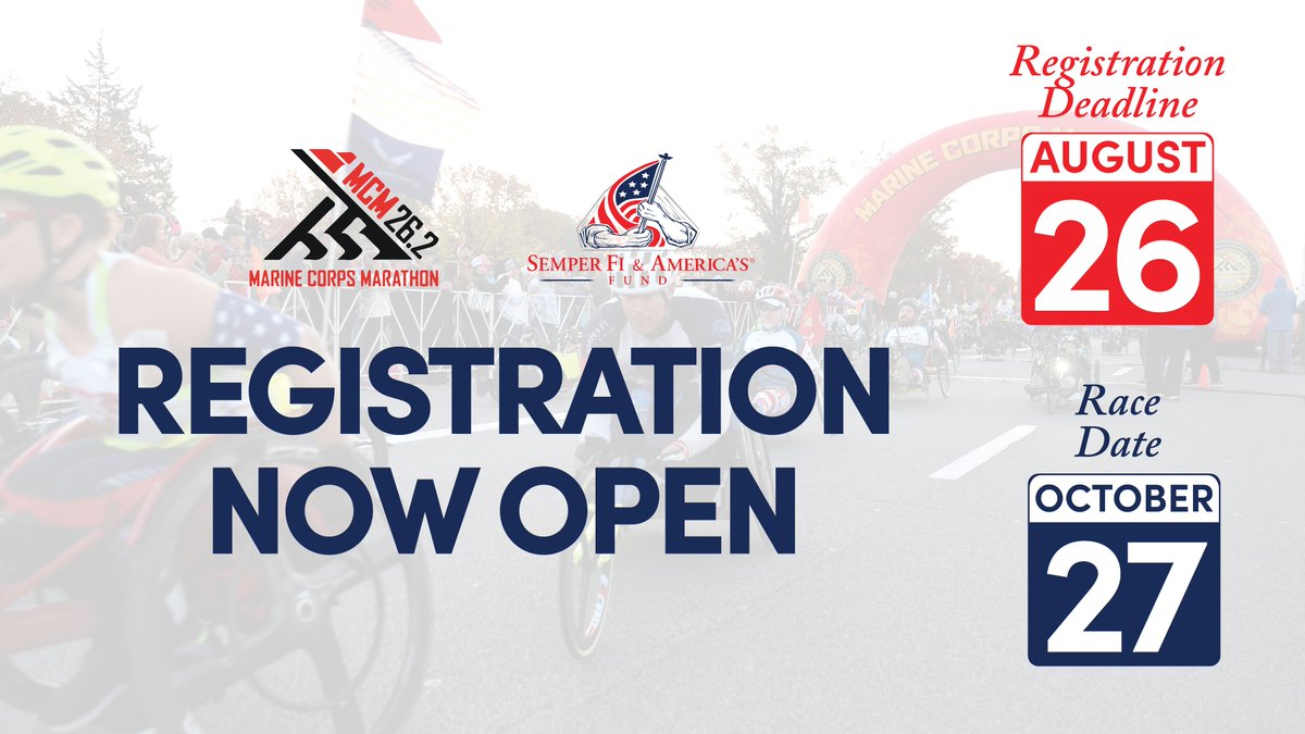 Registration is open to #SupportThroughSport at the @Marine_Marathon with #TheFund! 🏃 Learn more and sign up at this link: bit.ly/3uIgANc