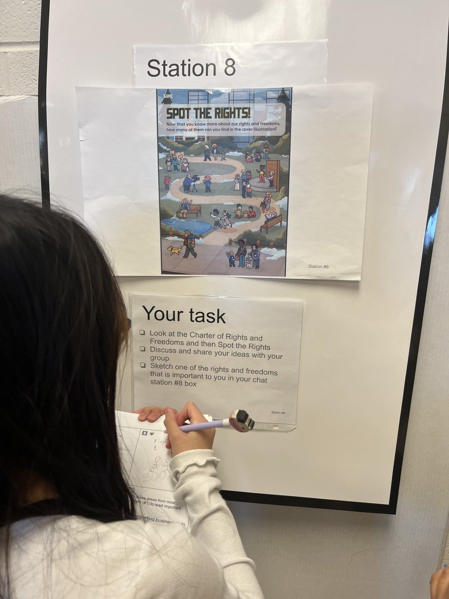 MrsJPerry2's tweet photo. Inspired by @cultofpedagogy with Gr 6/5 @AReschtweets students had deep discussions using Chat Stations - where students participated in small-group discussion around specific topics &amp; prompts. Learn more and check out ready to go Chat Stations: https://t.co/eQ5BquGsl7 @CCSD_edu https://t.co/rzRiCevUzH
