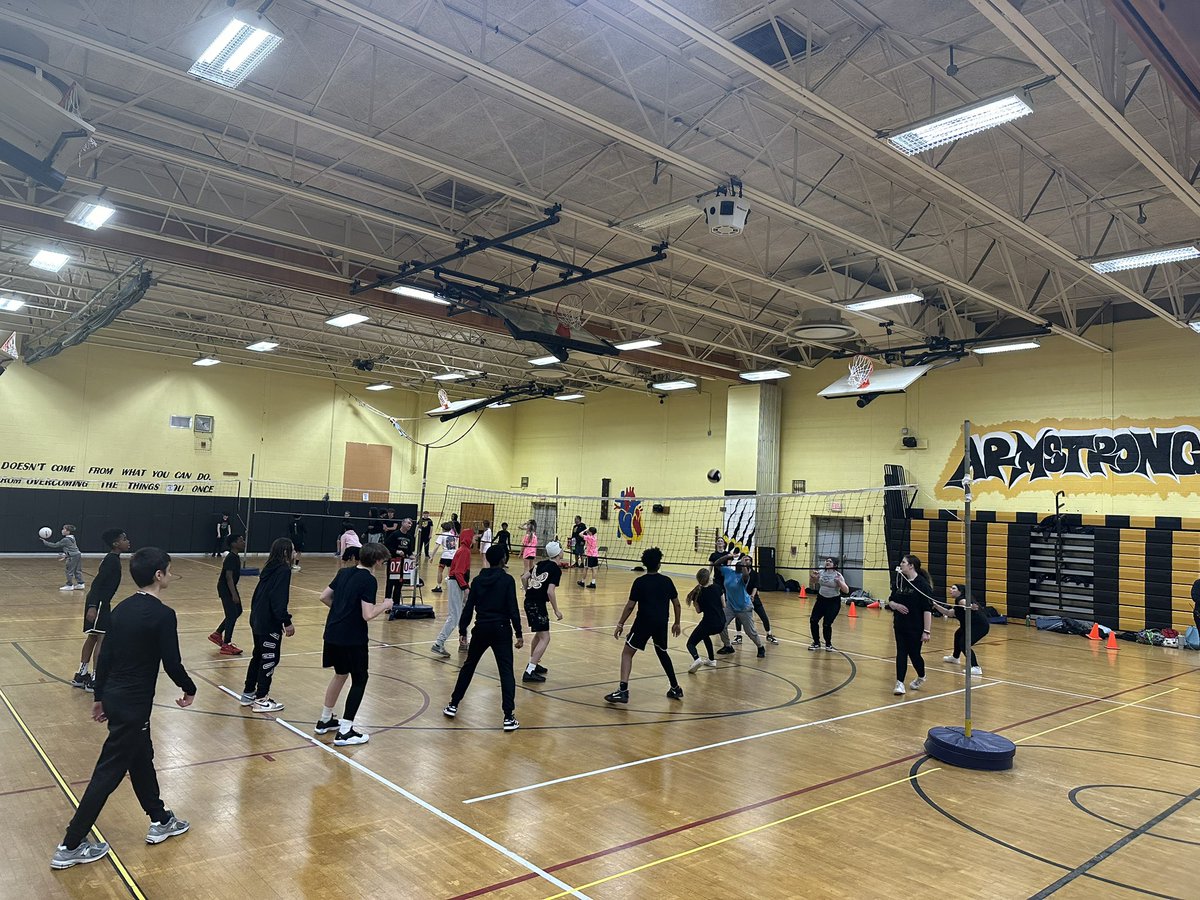 MrsSabG10's tweet photo. Armstrong’s Volleyball Night! 🏐🙌🏼😊
Big thank you to Ms. Whiteley and our physical education department for putting this night together for our students! 🙌🏼@BristolTwpSD https://t.co/pAzQ9UnS8m