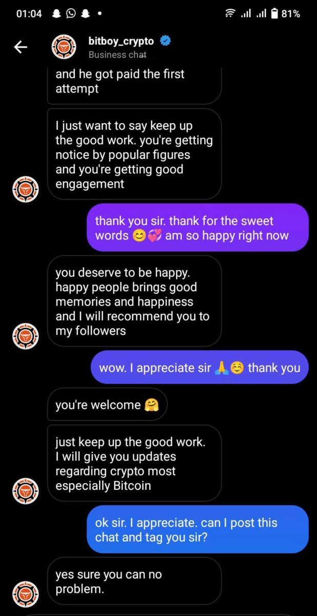 julienorashepp's tweet photo. That’s so much ❤️❤️ @Bitboy_Crypto for acknowledging my good deeds and for the massive recognition. Am happy you message me shows am going a good job #julienorasheppard https://t.co/TtvcNPrkmo
