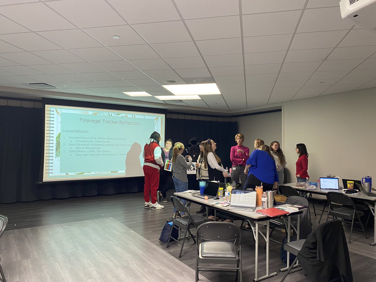 LSC_AEN's tweet photo. Introduced a new Executive Skills Game for uniting and connecting…. It was HIT! We spent time reflecting on our Polyvagal brain tracker using a 4 corners activity today provide movement and connection while building self-awareness. #LSC_AEN #brainstate #regulation #connection https://t.co/23ypxkPguv