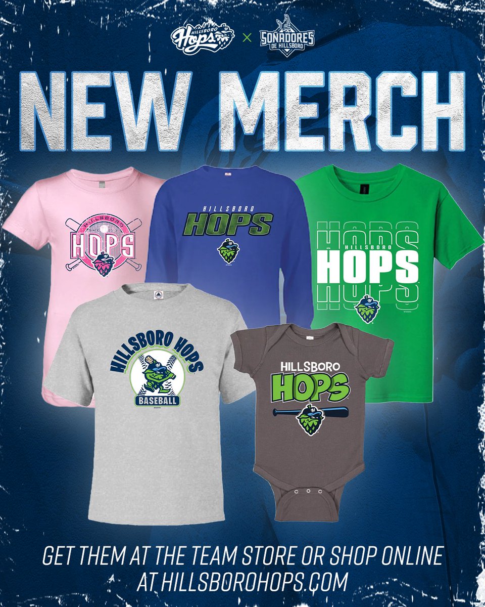 ‼️ MORE NEW MERCH ‼️

Pick up some sweet new Hops threads at The Vine, the official store for the Hillsboro Hops! Find something for everyone in the family and be ready for opening day.

STORE: hillsborohops.milbstore.com/collections/ne…