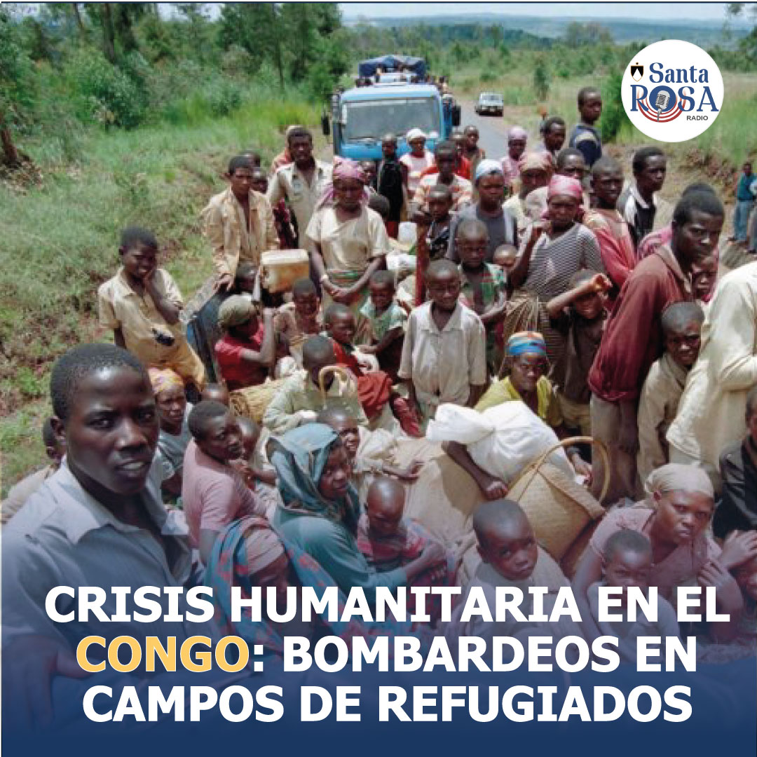 #ATENCIÓN|| 🔴Crisis Humanitaria en el Congo: Bombardeos en campos de refugiados 📌Para más información sigue este enlace: radiosantarosa.com.pe/crisis-humanit…