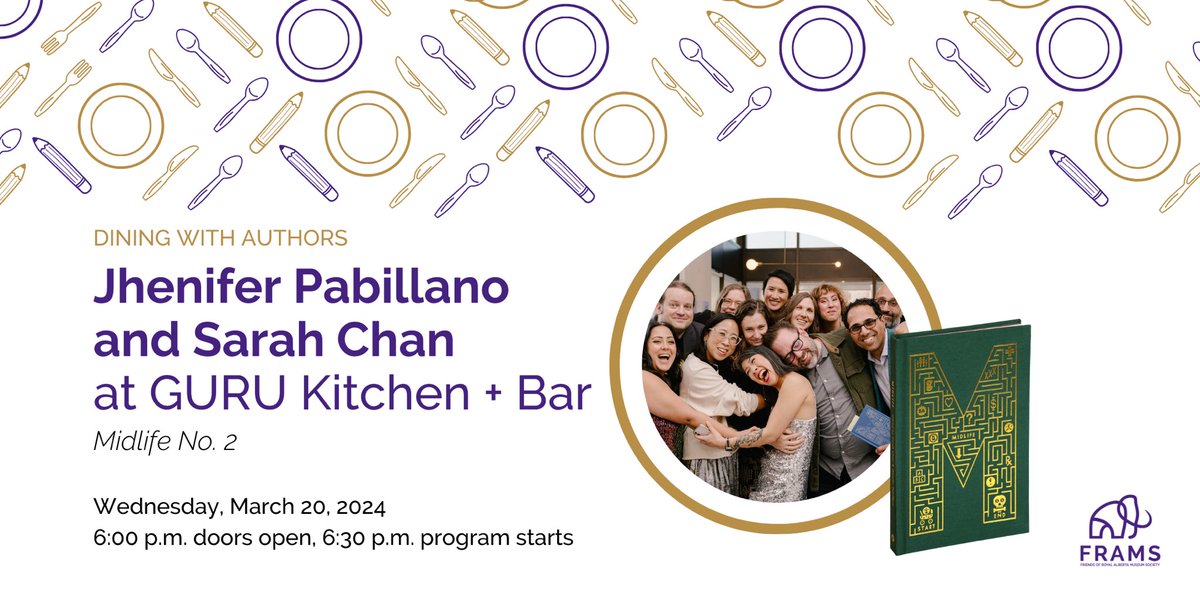 We’re delighted to feature Jhenifer Pabillano and Sarah Chan for our next Dining with Authors event on March 20 at Guru Kitchen and Bar Ice District. Tickets available on Eventbrite: bit.ly/4bGKfHr