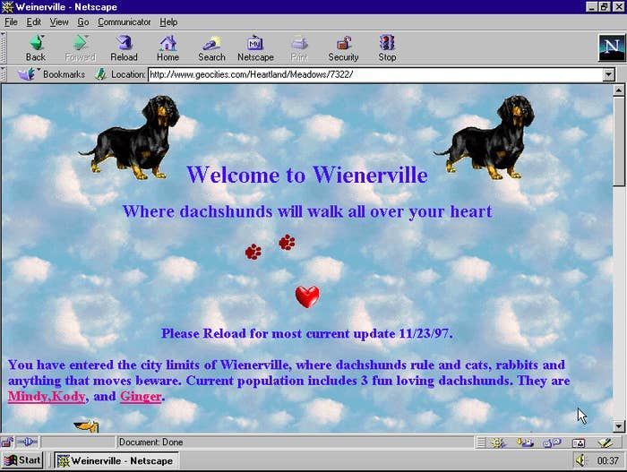 I miss the old web