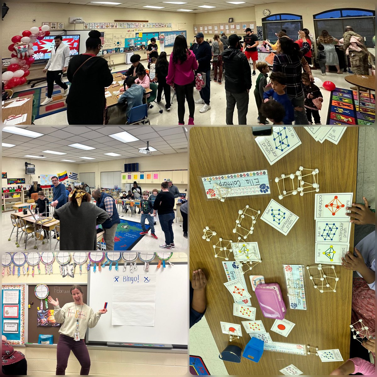 It was a full house for math night! Our cafeteria staff served a delicious spaghetti dinner and parents and students engaged in math activities with our teachers! @mrsgray620 @sarahruddock4 @katiegreene25 @CumberlandCoSch