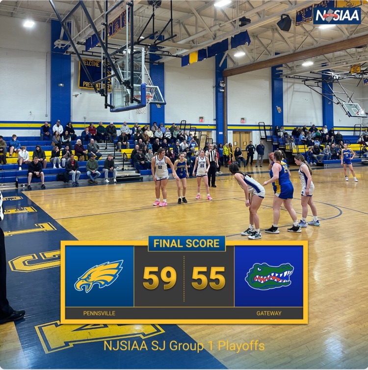Final Score - Girls Basketball is moving on to the quarterfinal round next Tuesday.   #goeagles🦅